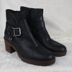 LUCKY BRAND WOMENS 10 BLACK BOOTS SHOES